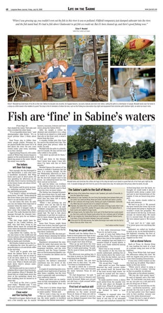 6B

Longview News-Journal, Friday, July 18, 2008

LIFE ON THE SABINE

news-journal.com

“When I was growing up, you couldn...