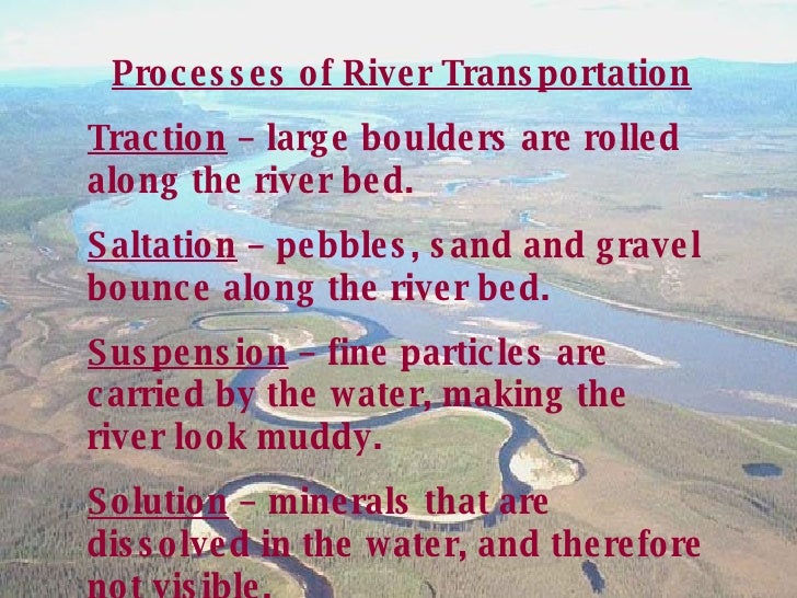 River Transportation and the Hjulstrom Curve