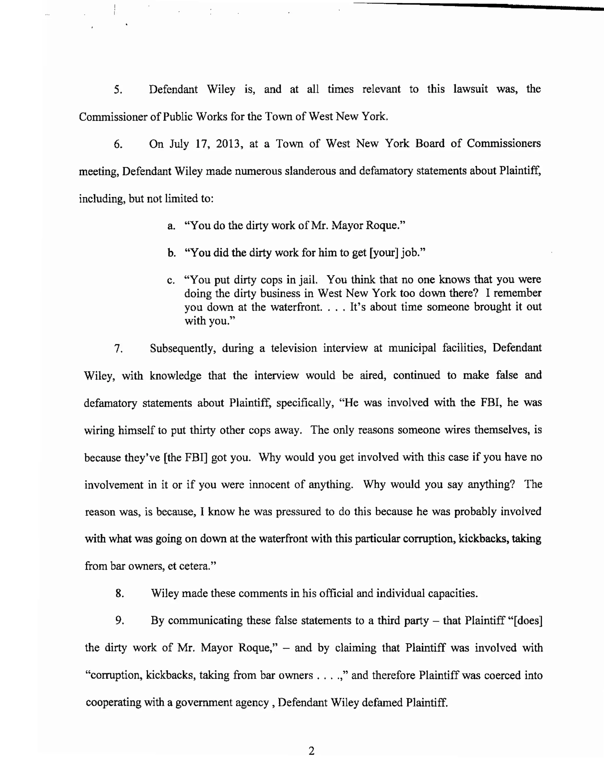 Ritchie Rivera vs Count Wiley lawsuit | PDF