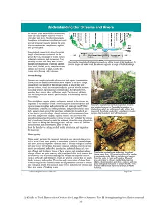 A Guide to Bank Restoration Options for Large River Systems: Part II bioengineering installation manual
                                              70
 