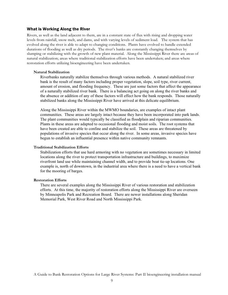 riverbank restoration guide internet
