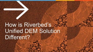 © 2017 Riverbed Technology. All rights reserved. 21
How is Riverbed’s
Unified DEM Solution
Different?
 