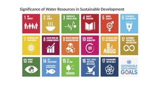 Significance of Water Resources in Sustainable Development
 