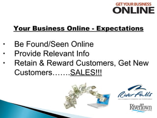 [object Object],[object Object],[object Object],Your Business Online - Expectations 