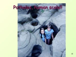 Potholes, human scale!!

12

 