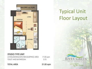 Typical Unit
Floor Layout
 