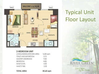 Typical Unit
Floor Layout
 