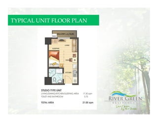 TYPICAL UNIT FLOOR PLAN
 