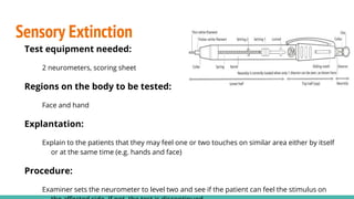 Neurometer Test Rivermead Assessment of Somatosensory Performance | PPTX