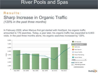 River Pools and Spas<br />Challenge:Limited Control of Website Operations<br />Early in his career, Marcus knew that the d...