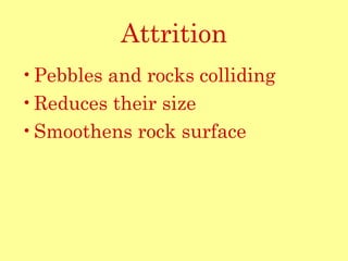 River processes | PPT | Geology | Science