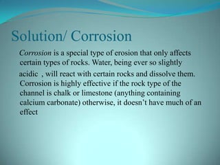Corrison Rocks Chalk River processes | PPTX