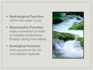 River Regulation - Biophysical Environments | PDF