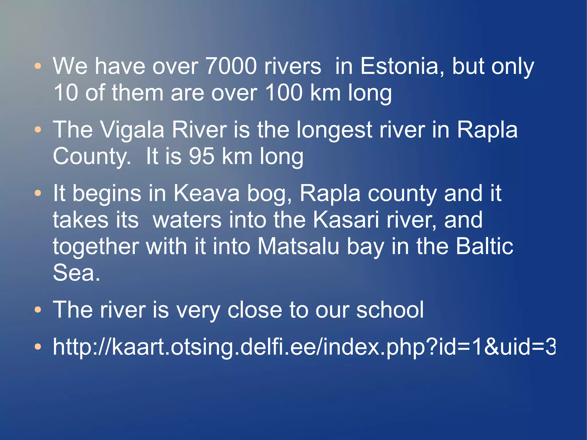 Keava Raba The Rivers of Estonia | PDF