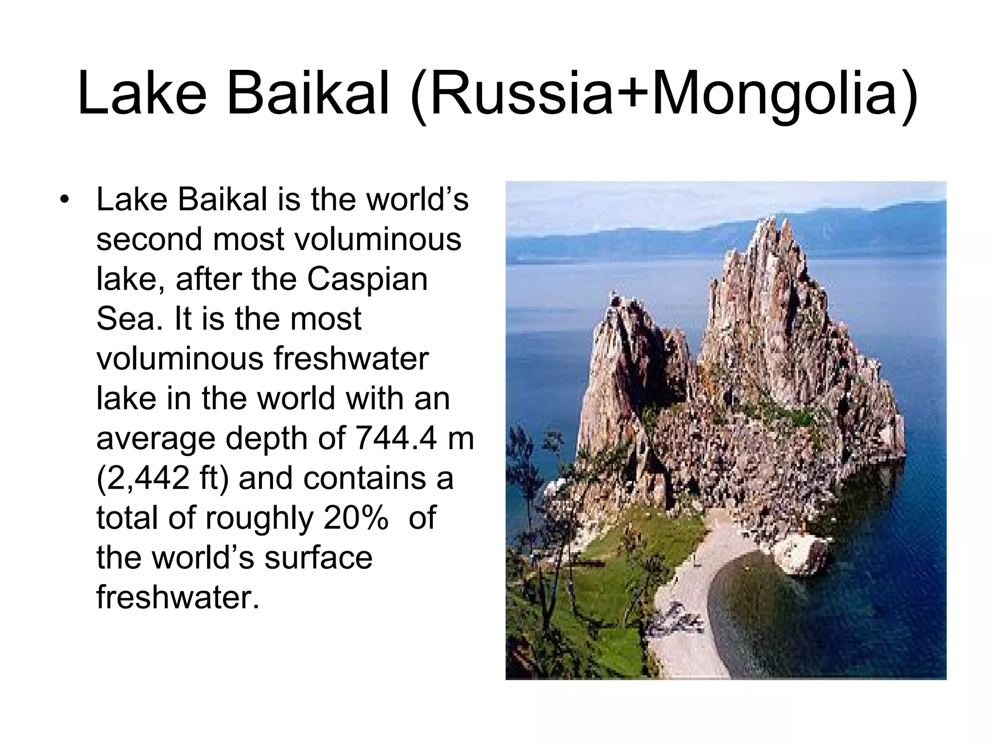 Rivers and lakes of the world | PDF