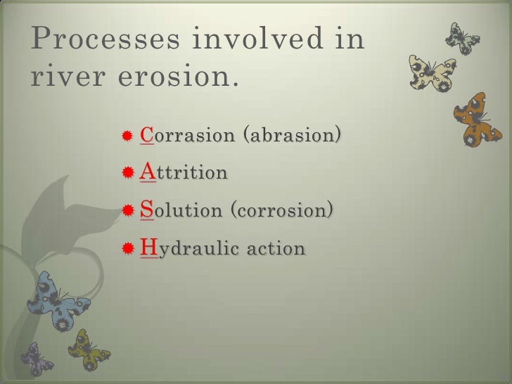 River transportation processes