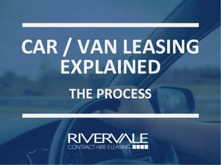 Rivervale Leasing - Car and Van Leasing Explained
