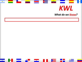KWL
What do we Know?
 