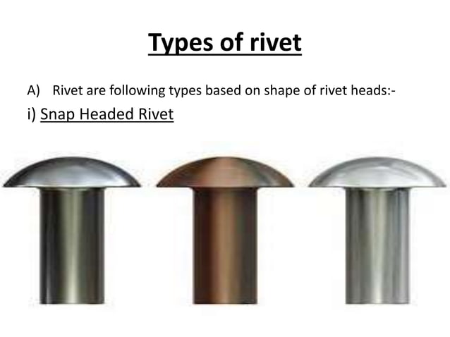 Rivet connection | PPTX