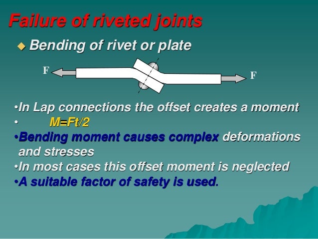 Failure Of Riveted Joints Ppt - DesaignHandbags Failure Of Riveted Joints Ppt - DesaignHandbags