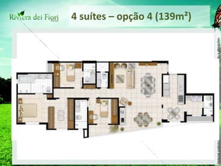 4 suítes – opção 4 (139m²) 