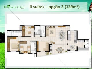 4 suítes – opção 2 (139m²) 