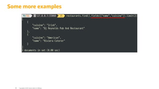Some more examples
Copyright @ 2022 Oracle and/or its affiliates.
86
 