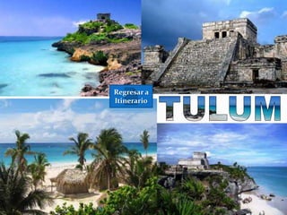 Regresar a
                                           Itinerario




                              www.texcoco-travel.com Delia Gallegos Bugarin.
sábado, 10 de marzo de 2012   Enrique Lucio.                                   11
 