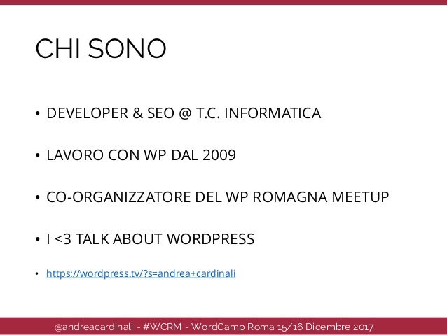 ... REST API Andrea Cardinali T.C. Informatica; 2.