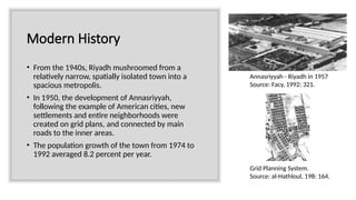 The Urban Development of Riyad City - Saudi Arabia (KSA) | PPTX