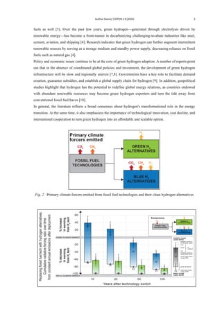 Green Hydrogen and It's Economic Impacts | PDF