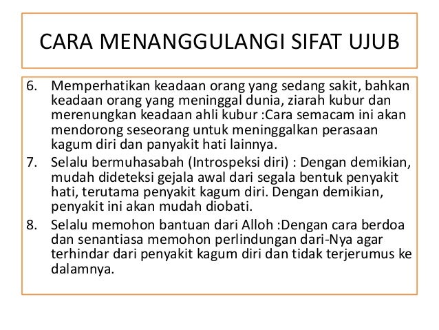 Riya sum ah ujub dan takabur adalah Riya sum ah ujub dan takabur adalah