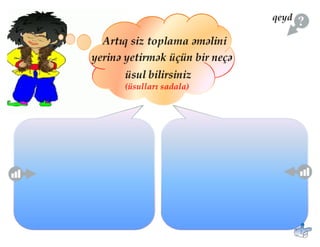 Ədəd oxu üzərində toplama