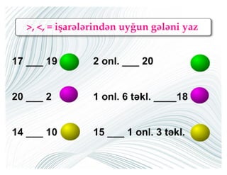 Onluqlar və təkliklər