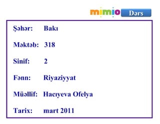 Vurma Vurma və bölmə vərdişləri | PDF