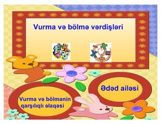Vurma Vurma və bölmə vərdişləri | PDF