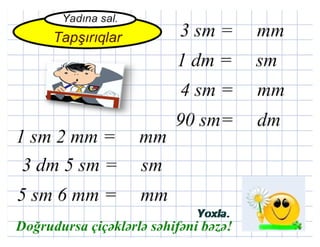 Uzunluq ölçü vahidləri