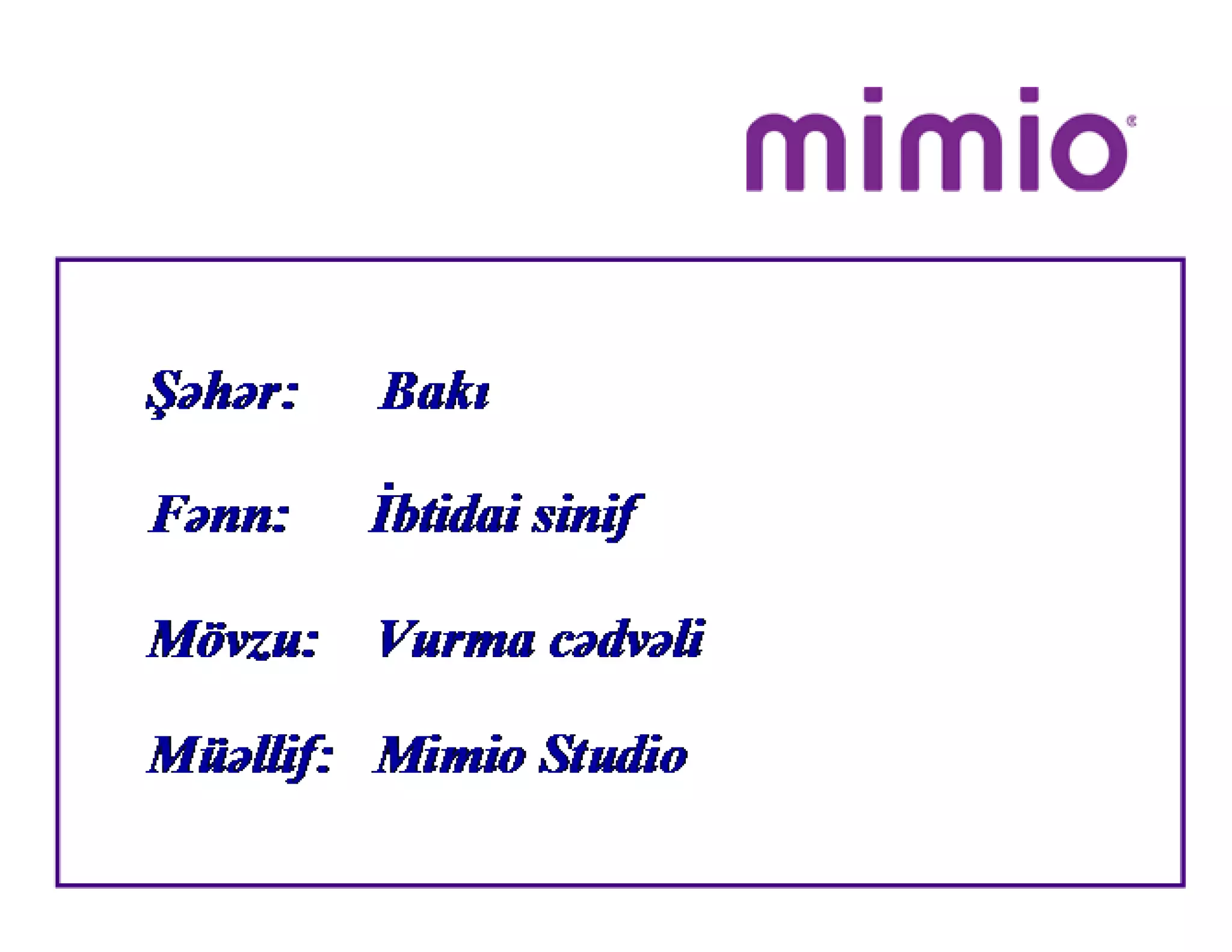 Vurma Vurma cədvəli | PDF