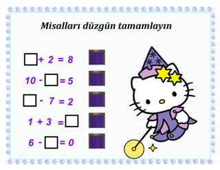 Riyaziyyat reqemlerin toplanması və chıxılması