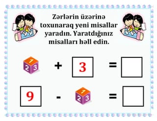 Riyaziyyat reqemlerin toplanması və chıxılması