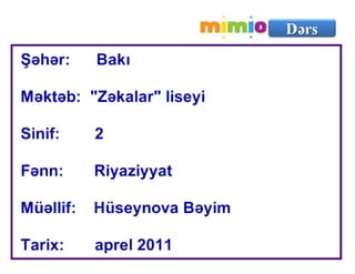 Vurma Vurma əməli | PDF