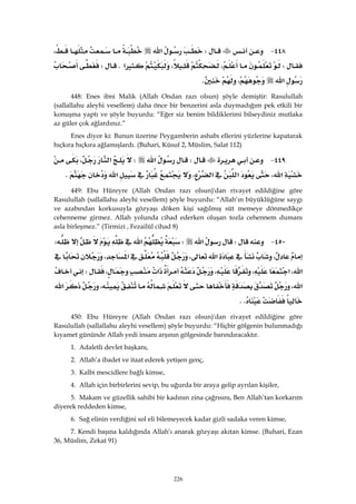 Riyazüs Salihin Hadis Kitabı 