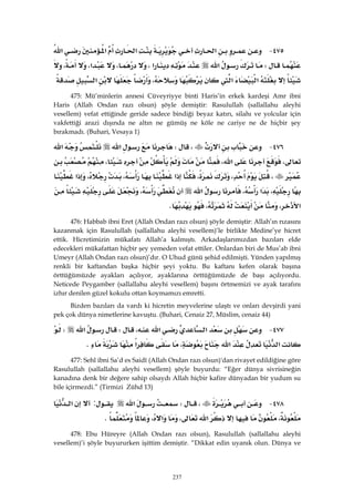 Riyazüs Salihin Hadis Kitabı 