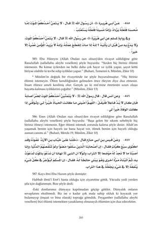 Riyazüs Salihin Hadis Kitabı 