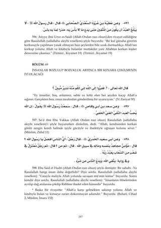 Riyazüs Salihin Hadis Kitabı 