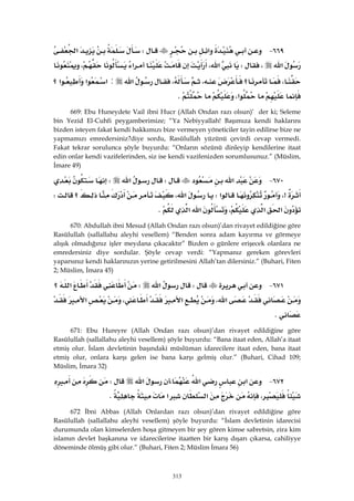 Riyazüs Salihin Hadis Kitabı 