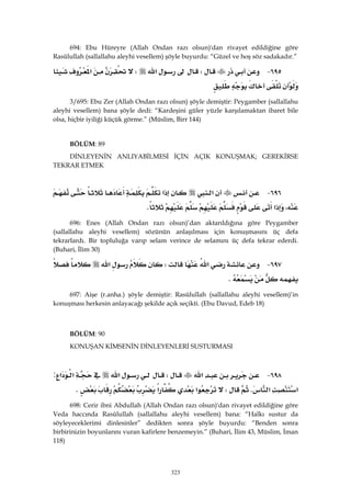 Riyazüs Salihin Hadis Kitabı 