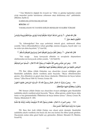 Riyazüs Salihin Hadis Kitabı 