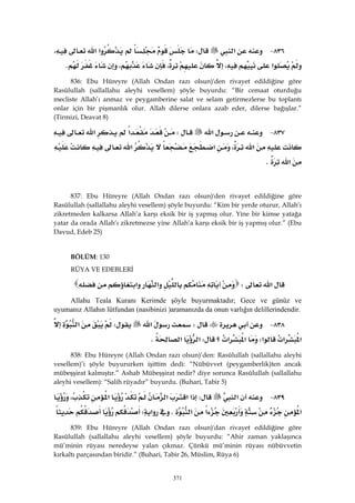 Riyazüs Salihin Hadis Kitabı 