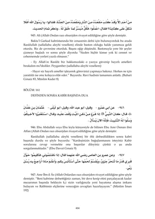 Riyazüs Salihin Hadis Kitabı 